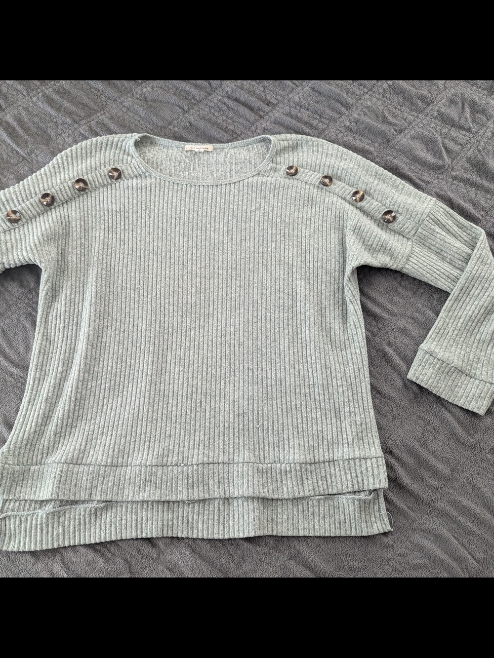Don't Stop Believing Ribbed Tunic